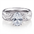 Tacori Engagement Rings in Platinum/Palladium containing Diamond 414 6 OV 12.5X9 SE