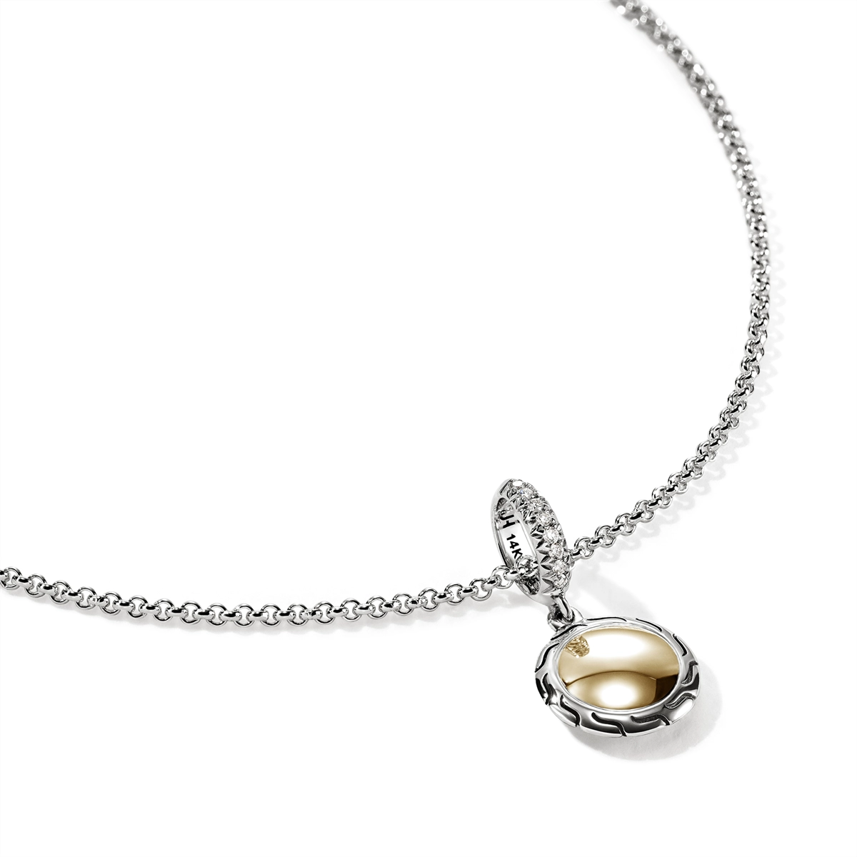 John Hardy Jewelry in Mixed Metals NZZP972972DIX16-18