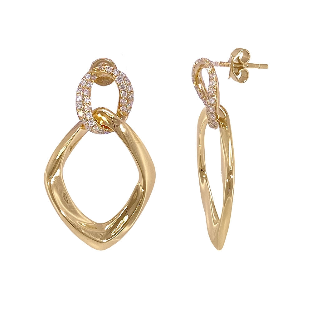 Earrings Earrings in Yellow Gold containing Diamond 465141