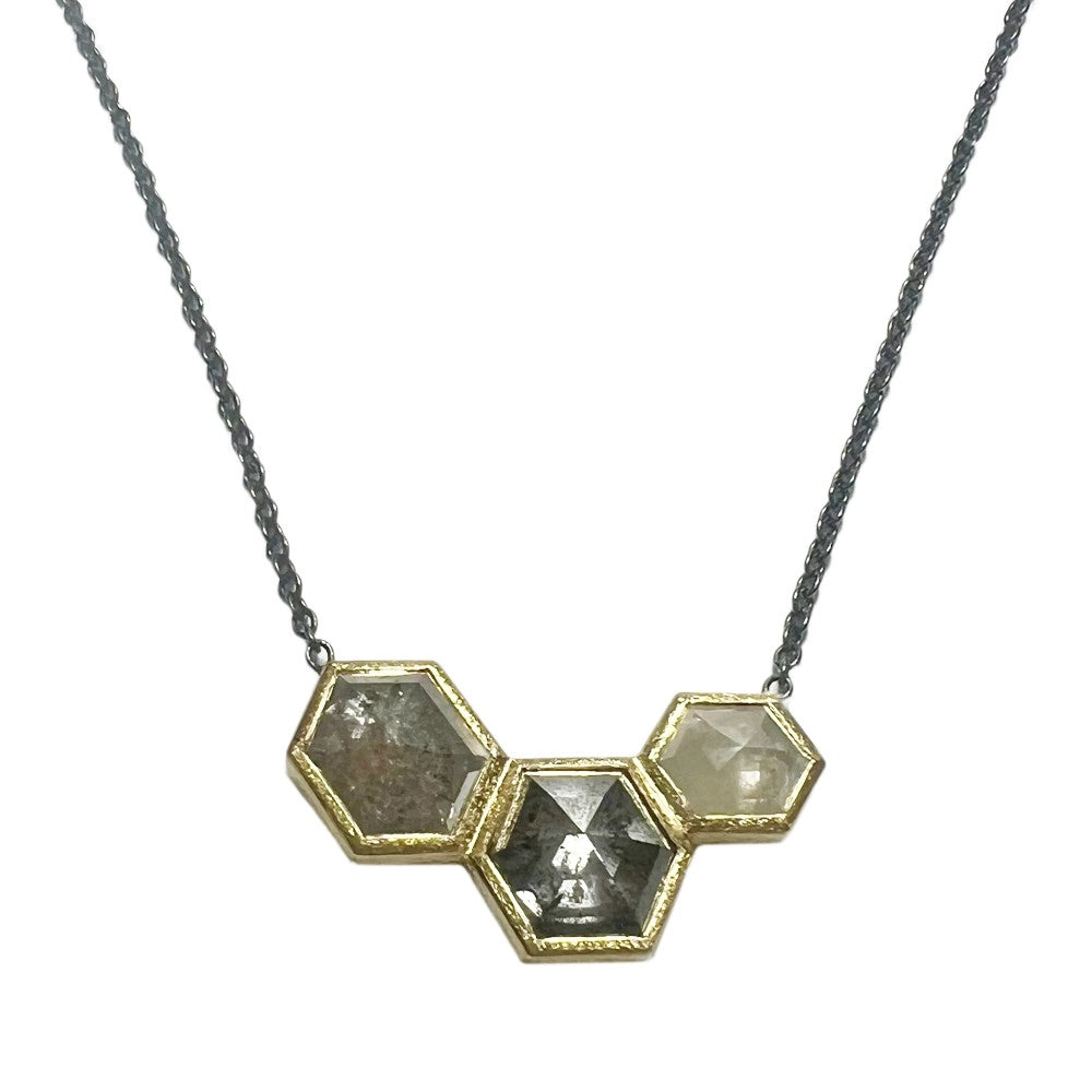 Todd Reed Necklaces in Mixed Metals containing Diamond CUST-N-HEX