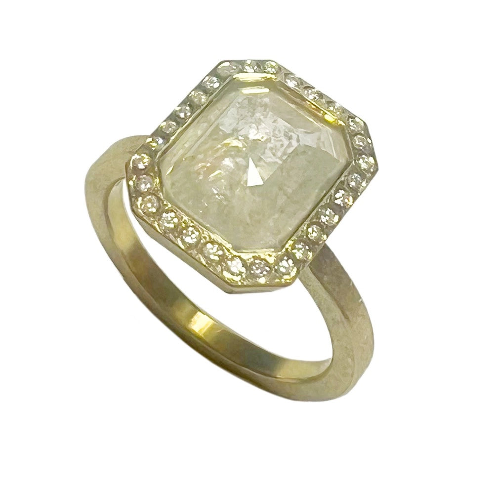 Todd Reed Engagement Rings in Yellow Gold containing Diamond CUST-R481-18KY-3.55