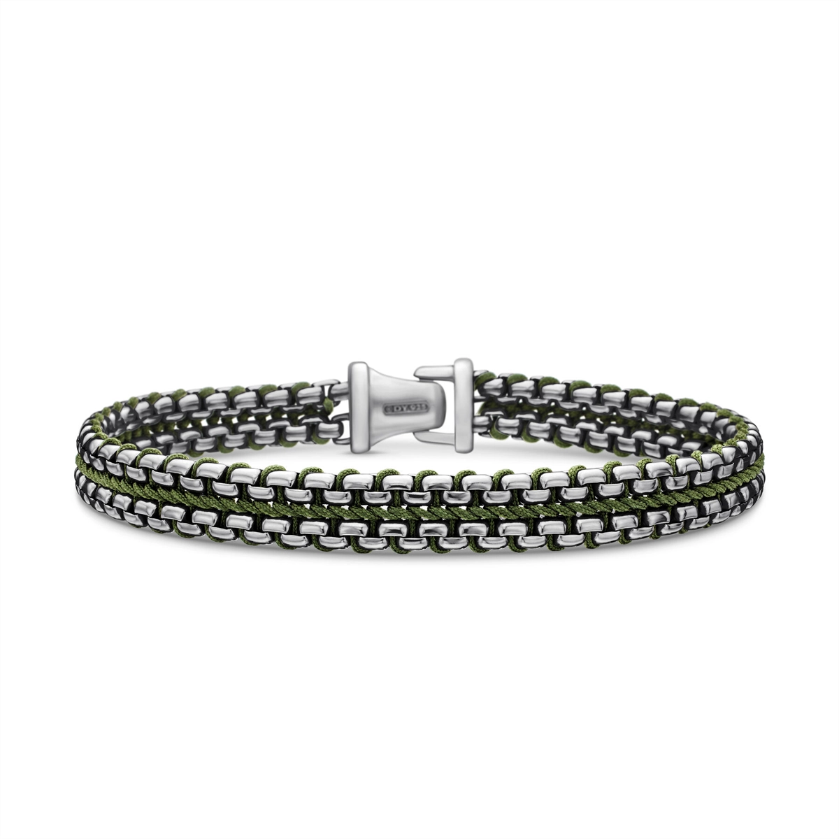 David Yurman Bracelets in Silver B15884MSSGRNM
