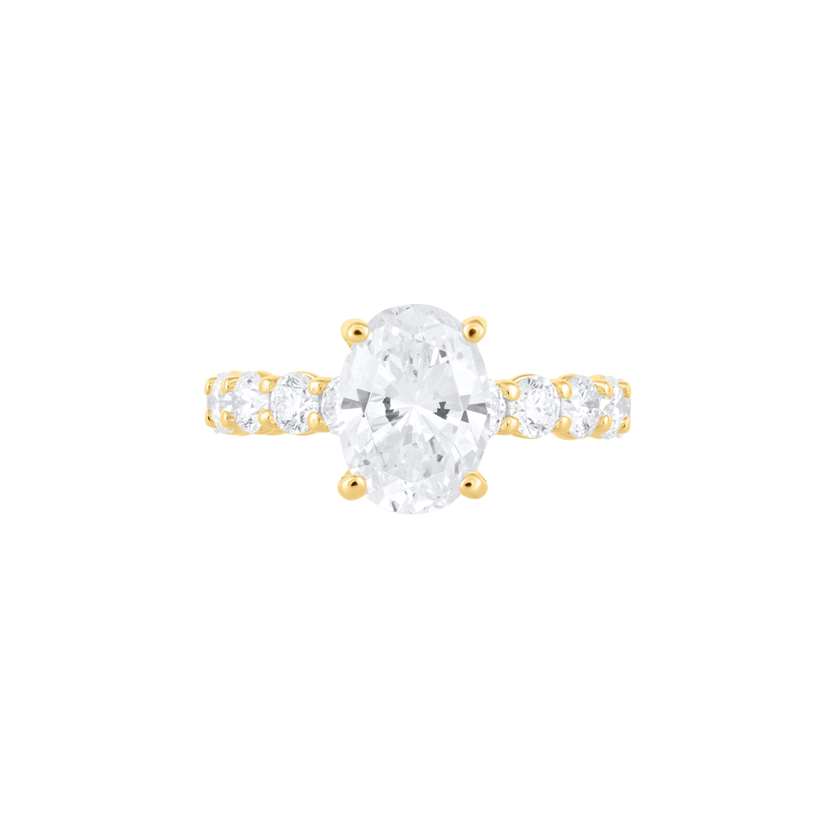 Verragio Engagement Rings in Yellow Gold containing Diamond L-801OVD4-3.5