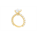 Verragio Engagement Rings in Yellow Gold containing Diamond L-801OVD4-3.5