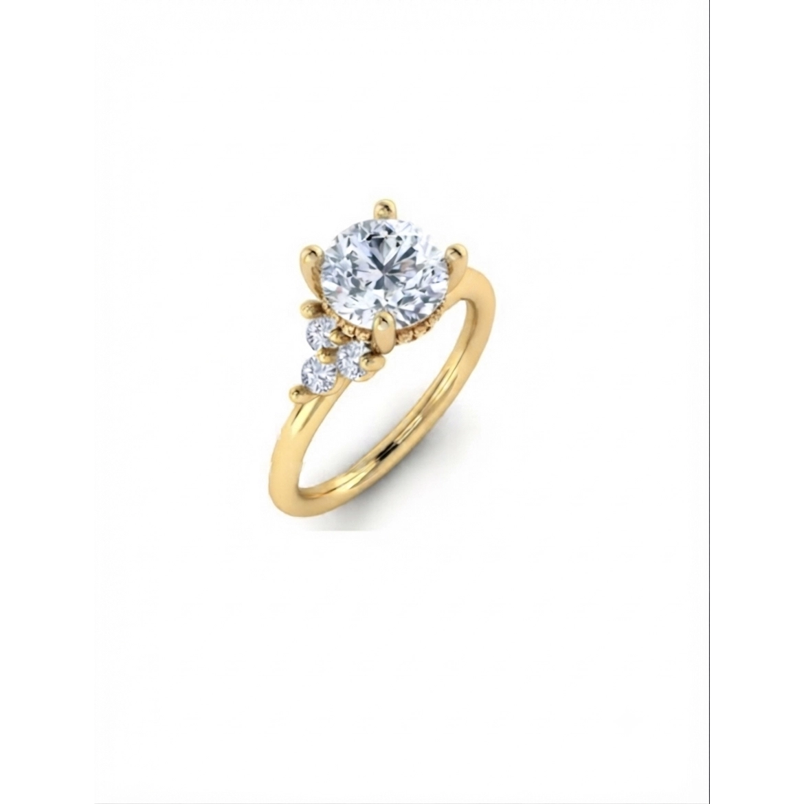 Verragio Engagement Rings in Yellow Gold containing Diamond V-997R-R-S