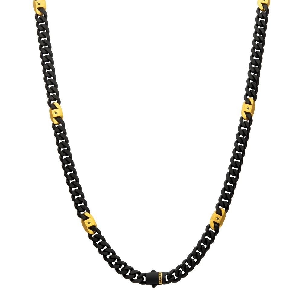 Inox Necklaces in Alternative Metals containing Other NK6591K-822