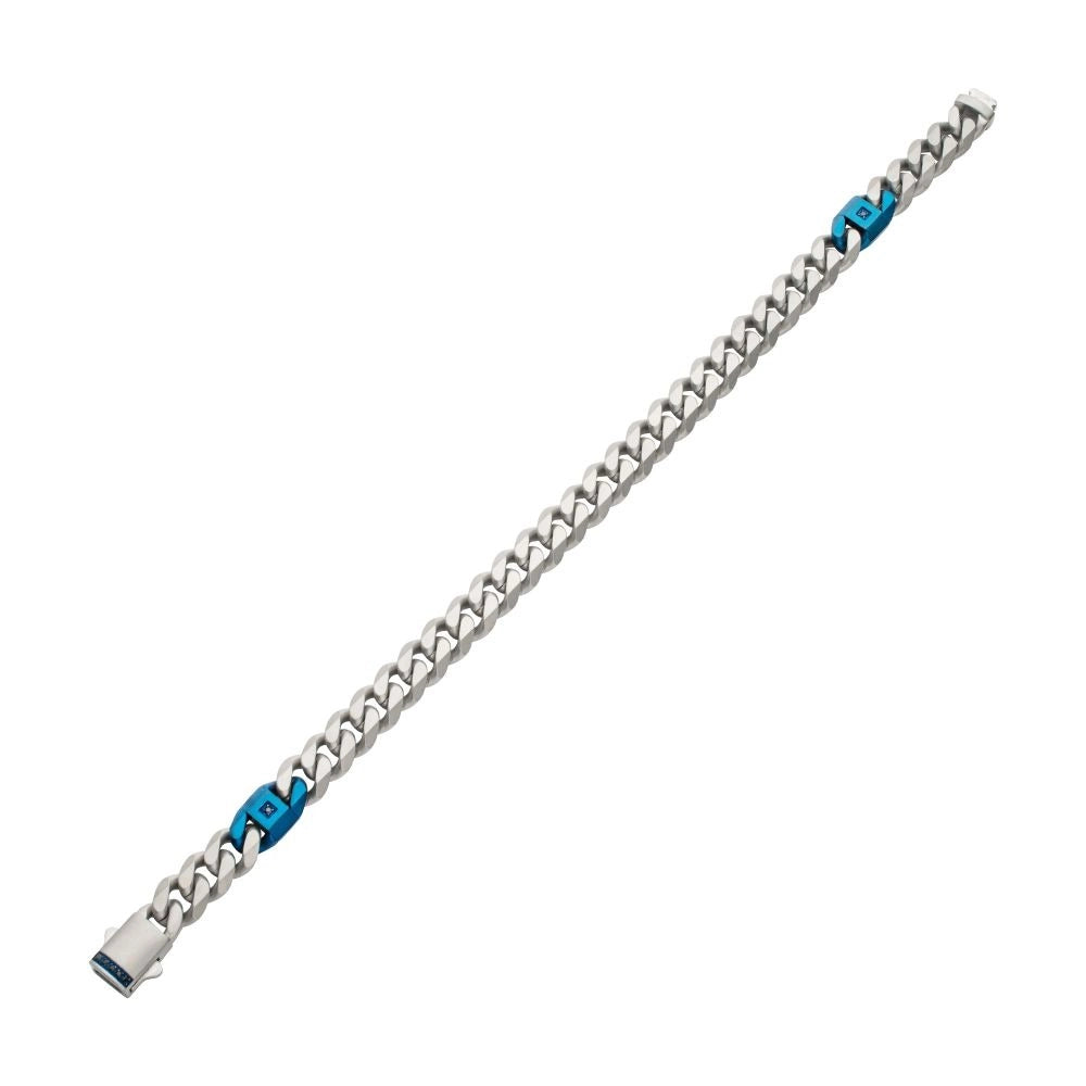 Inox Bracelets in Alternative Metals containing Other SKBR6591SB-880