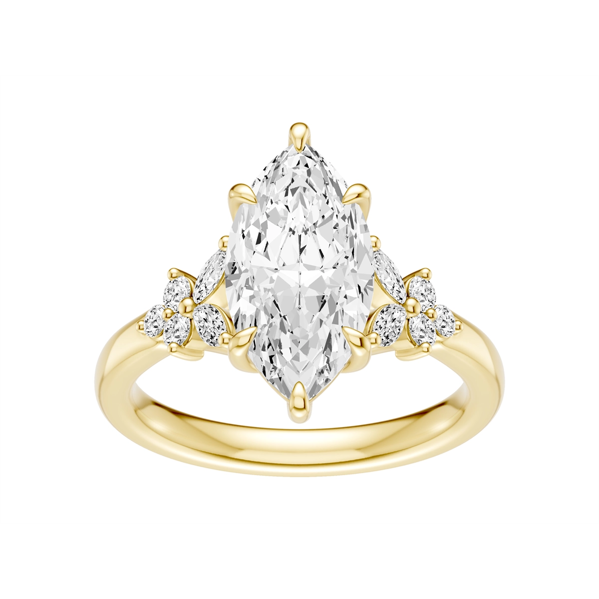 Engagement Collections Engagement Rings in Yellow Gold containing Diamond 465358