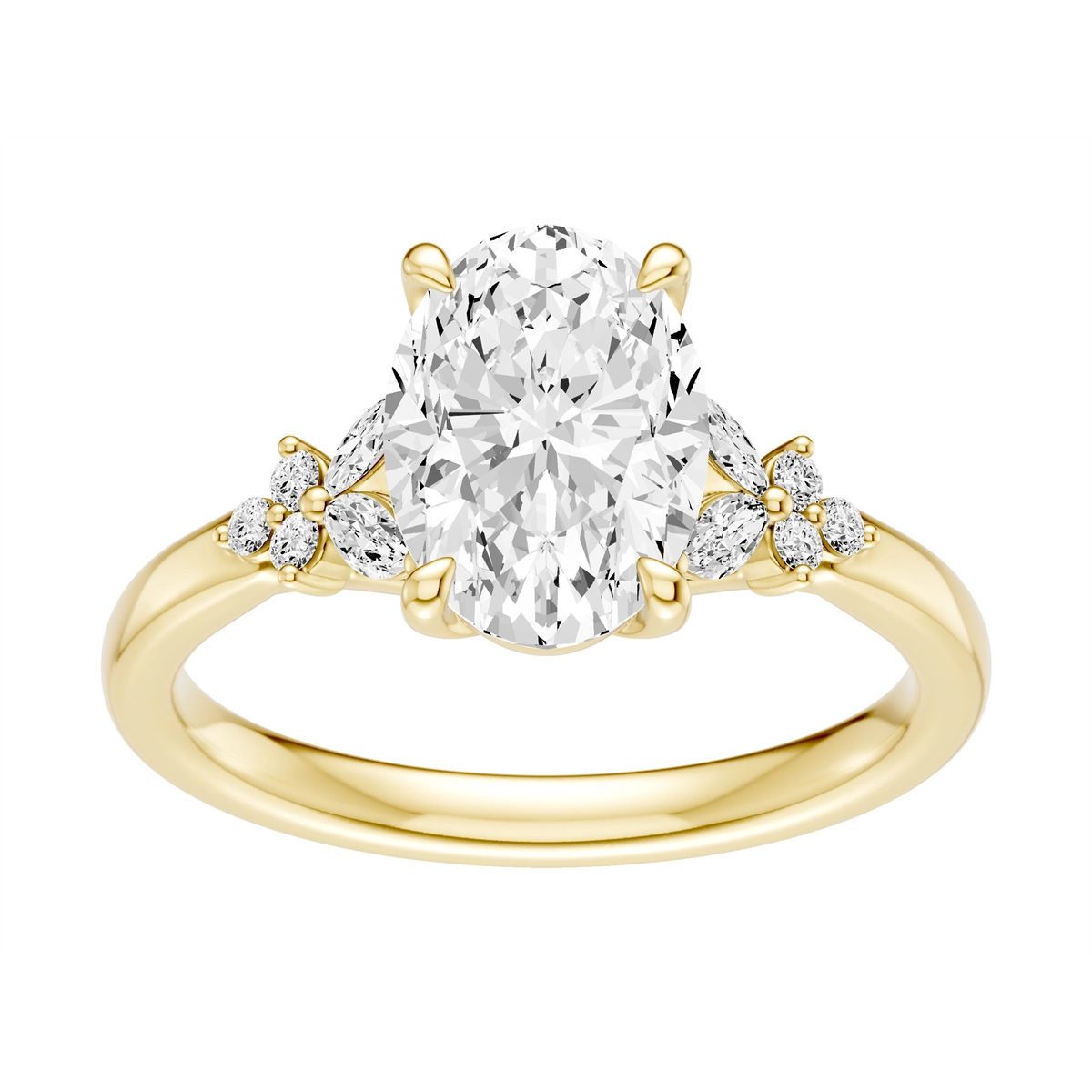 Engagement Collections Engagement Rings in Yellow Gold containing Diamond 465359