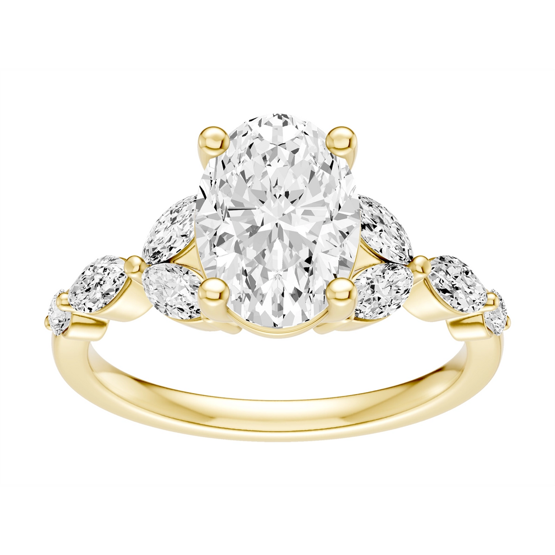 Engagement Collections Engagement Rings in Yellow Gold containing Diamond 465363