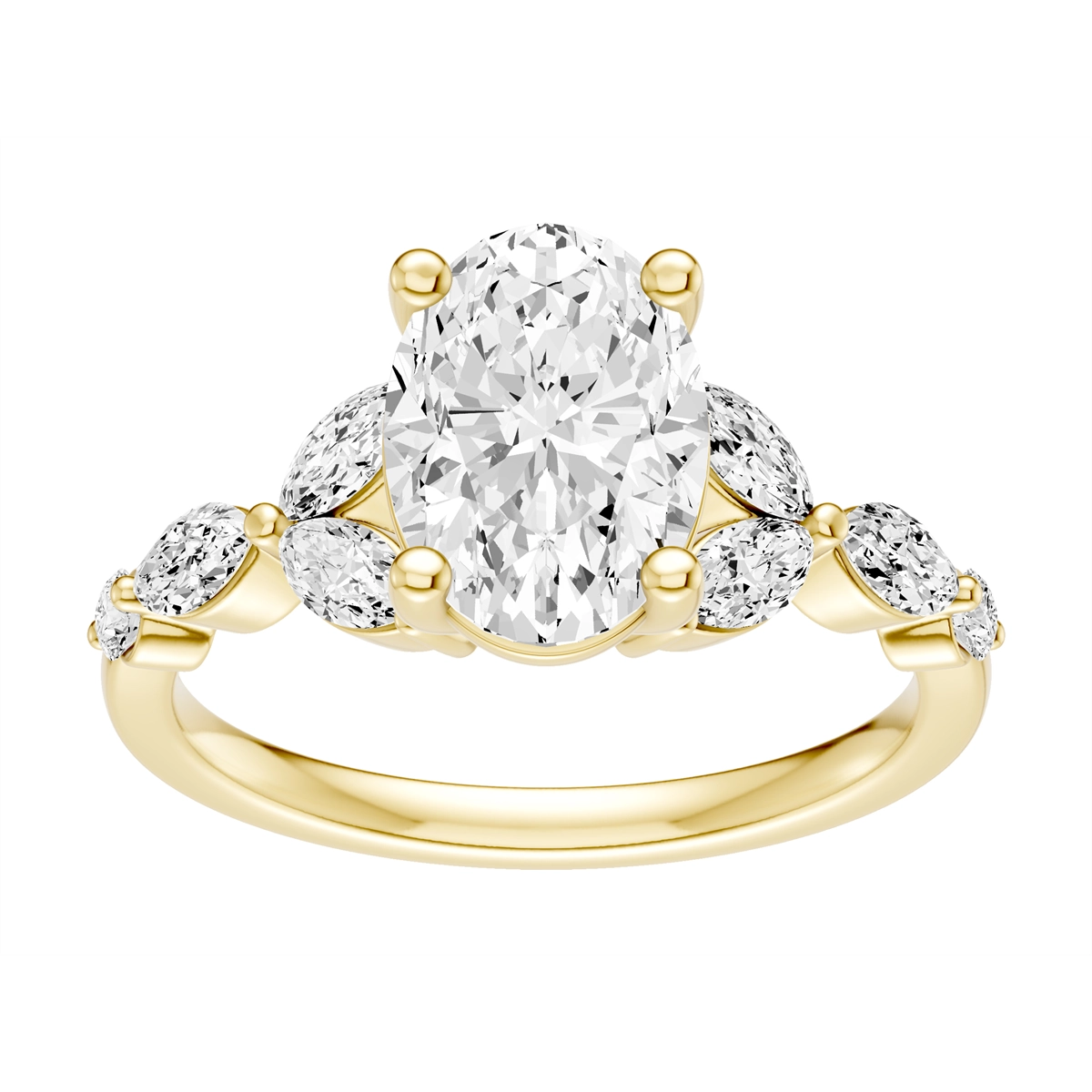 Engagement Collections Engagement Rings in Yellow Gold containing Diamond 465363