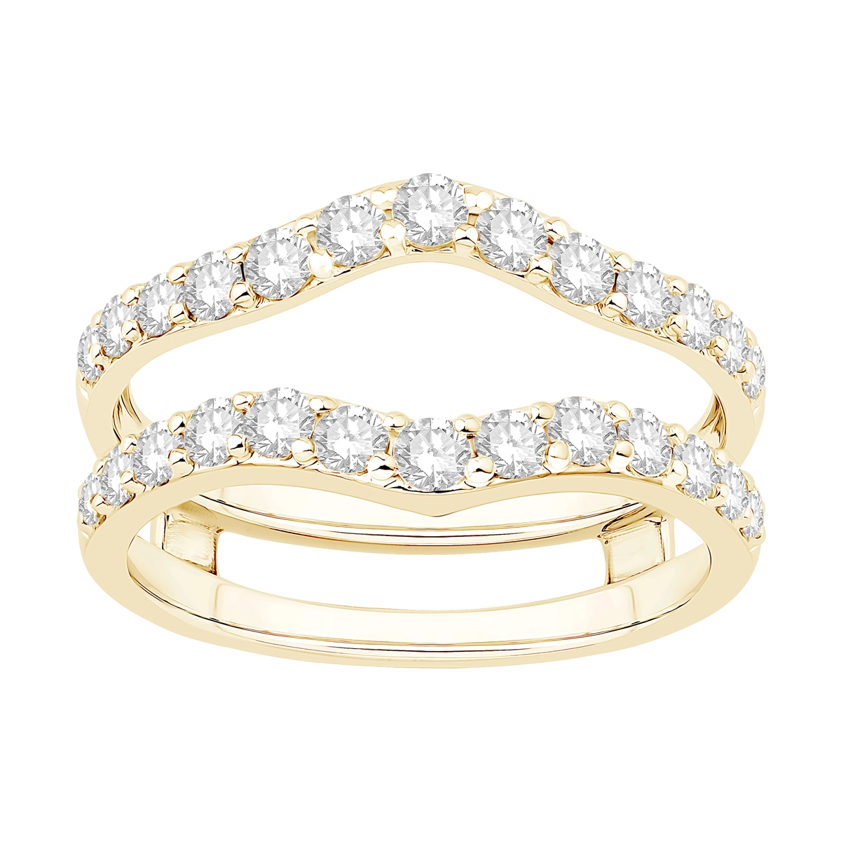 Wedding Bands Wedding Rings in Yellow Gold containing Diamond 465420