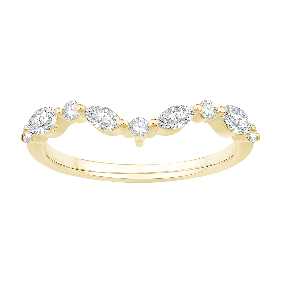 Wedding Bands Wedding Rings in Yellow Gold containing Diamond 465421