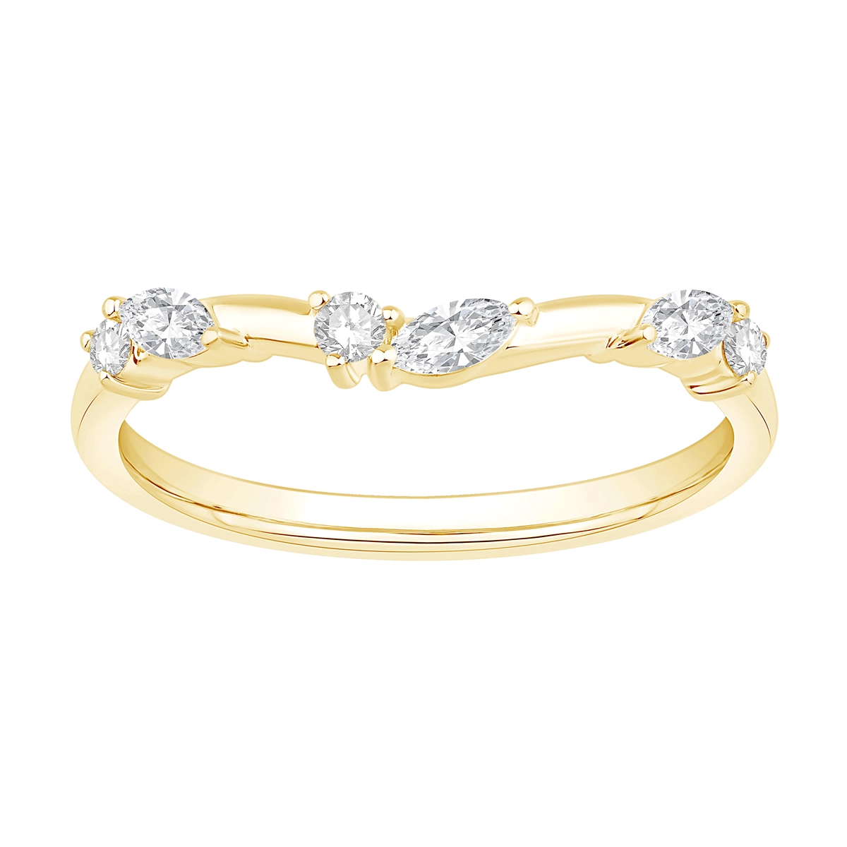 Wedding Bands Wedding Rings in Yellow Gold containing Diamond 465426