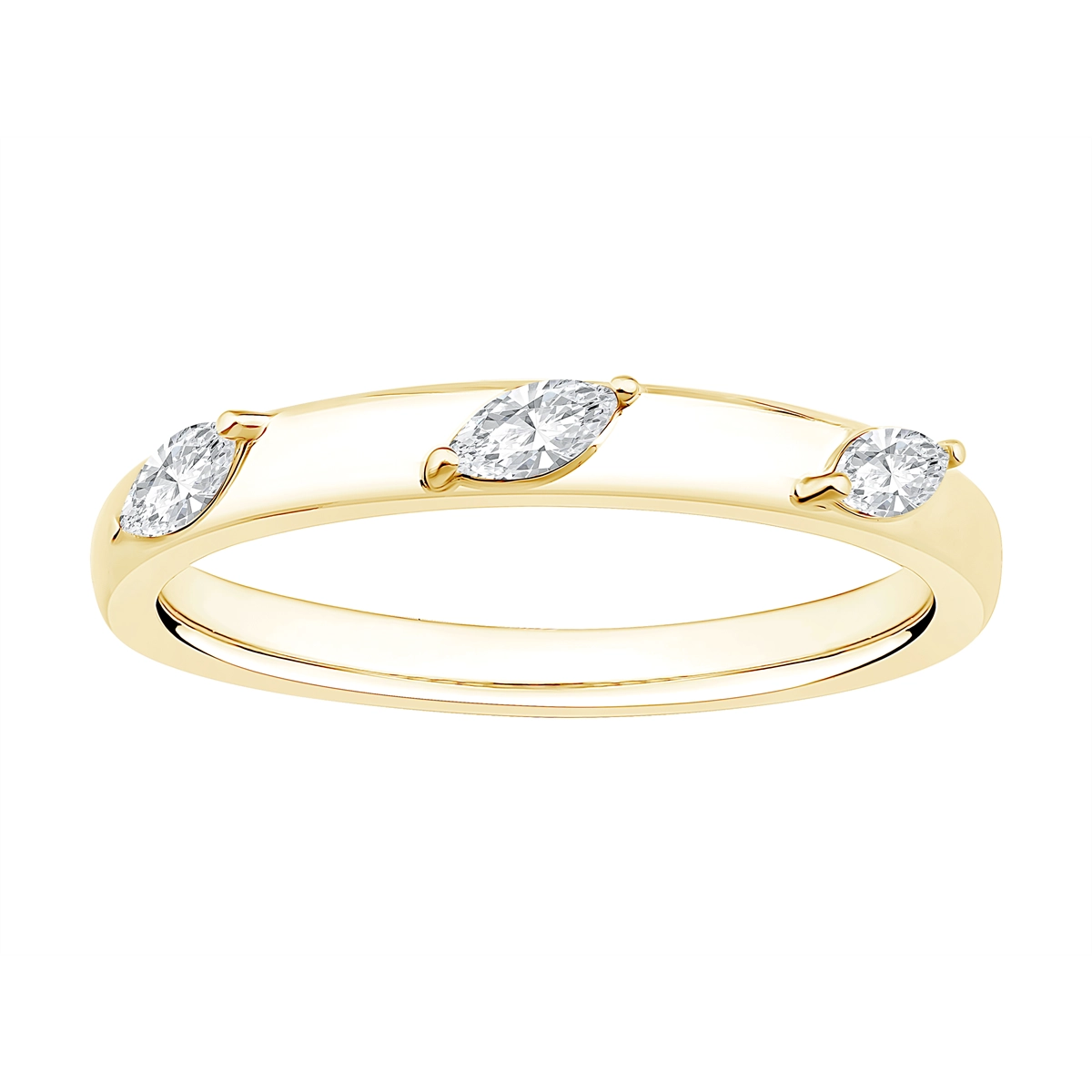 Wedding Bands Rings in Yellow Gold containing Diamond 465437