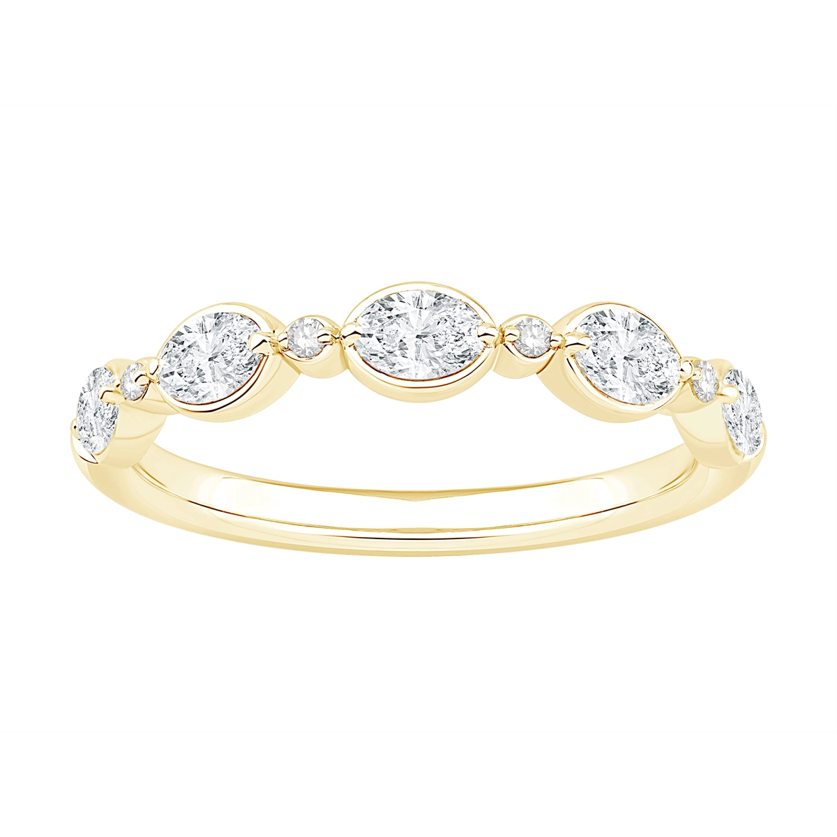 Wedding Bands Wedding Rings in Yellow Gold containing Diamond 465438