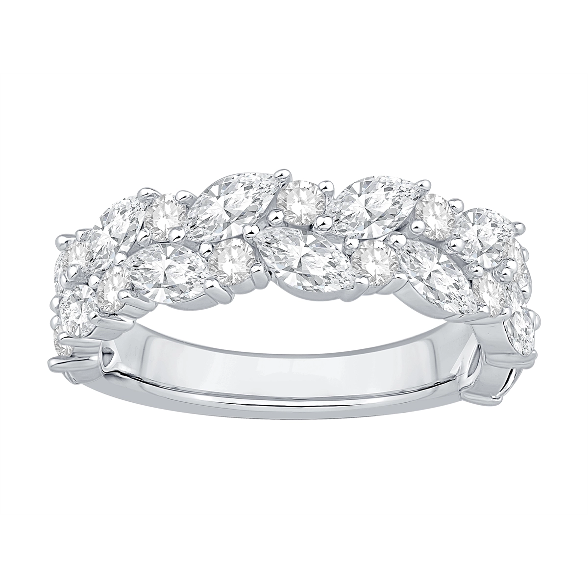Wedding Bands Rings in White Gold containing Diamond 465446