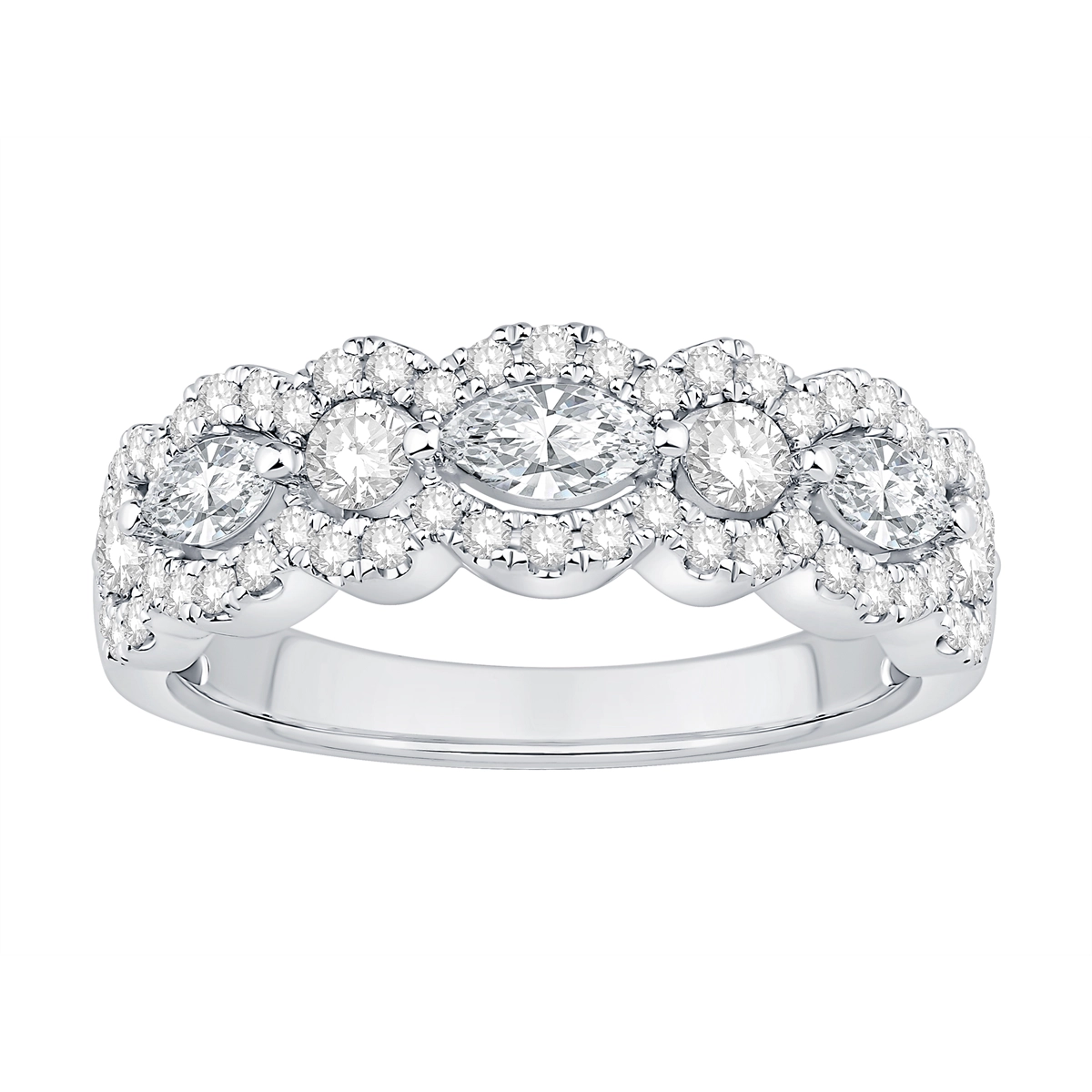 Wedding Bands Rings in White Gold containing Diamond 465447