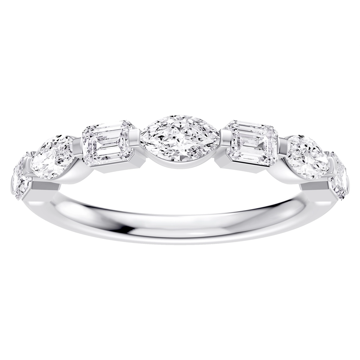Wedding Bands Rings in White Gold containing Diamond 465449