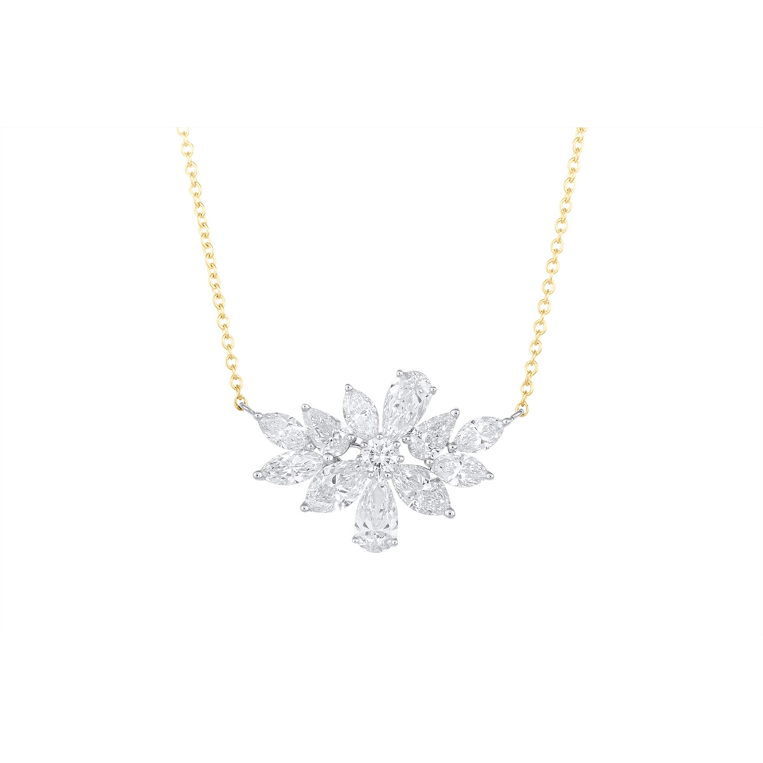 Necklaces Necklaces in Mixed Metals containing Diamond 465529
