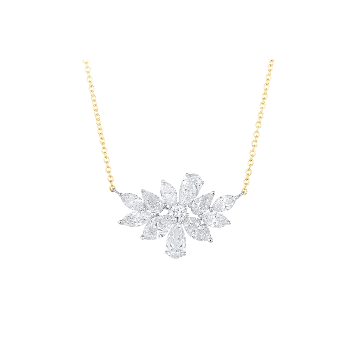 Necklaces Necklaces in Mixed Metals containing Diamond 465529