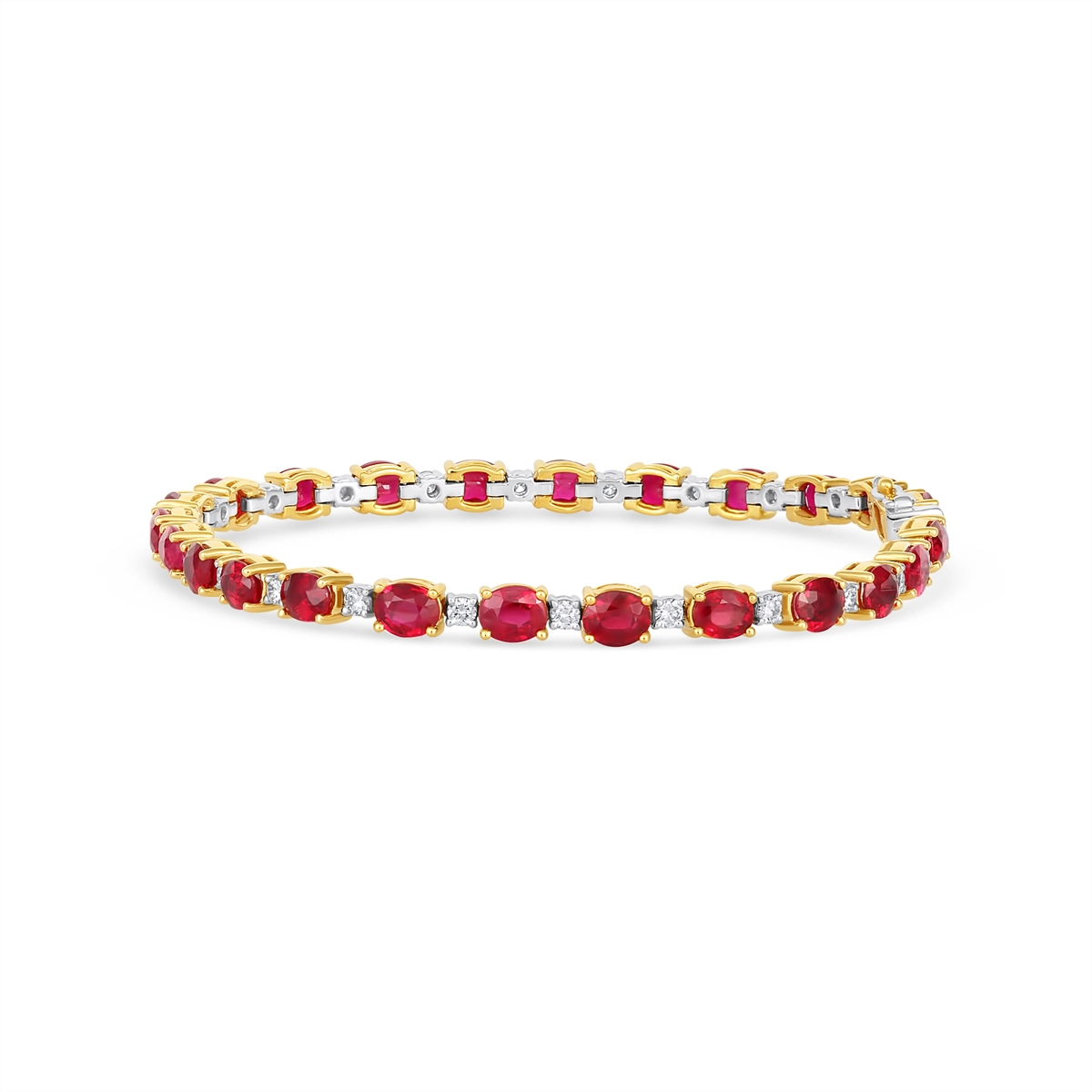 Bracelets Bracelets in Mixed Metals containing Multi-gemstone, Diamond, Ruby 465552