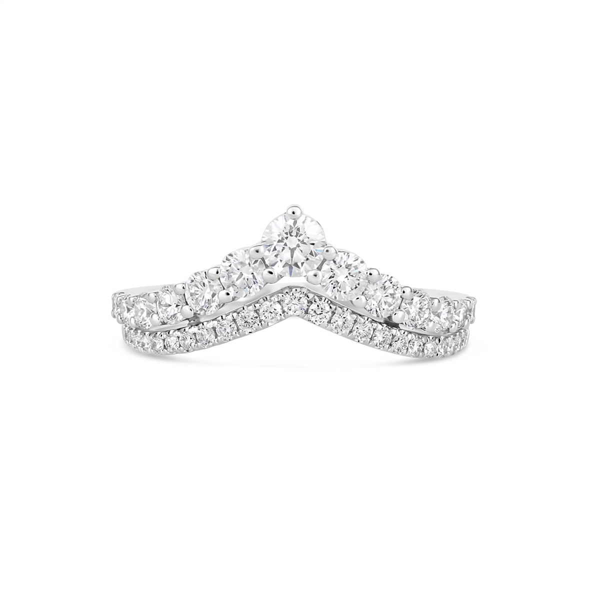 Wedding Bands Wedding Rings in White Gold containing Diamond 465555