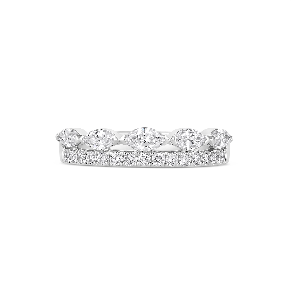 Wedding Bands Wedding Rings in White Gold containing Diamond 465559