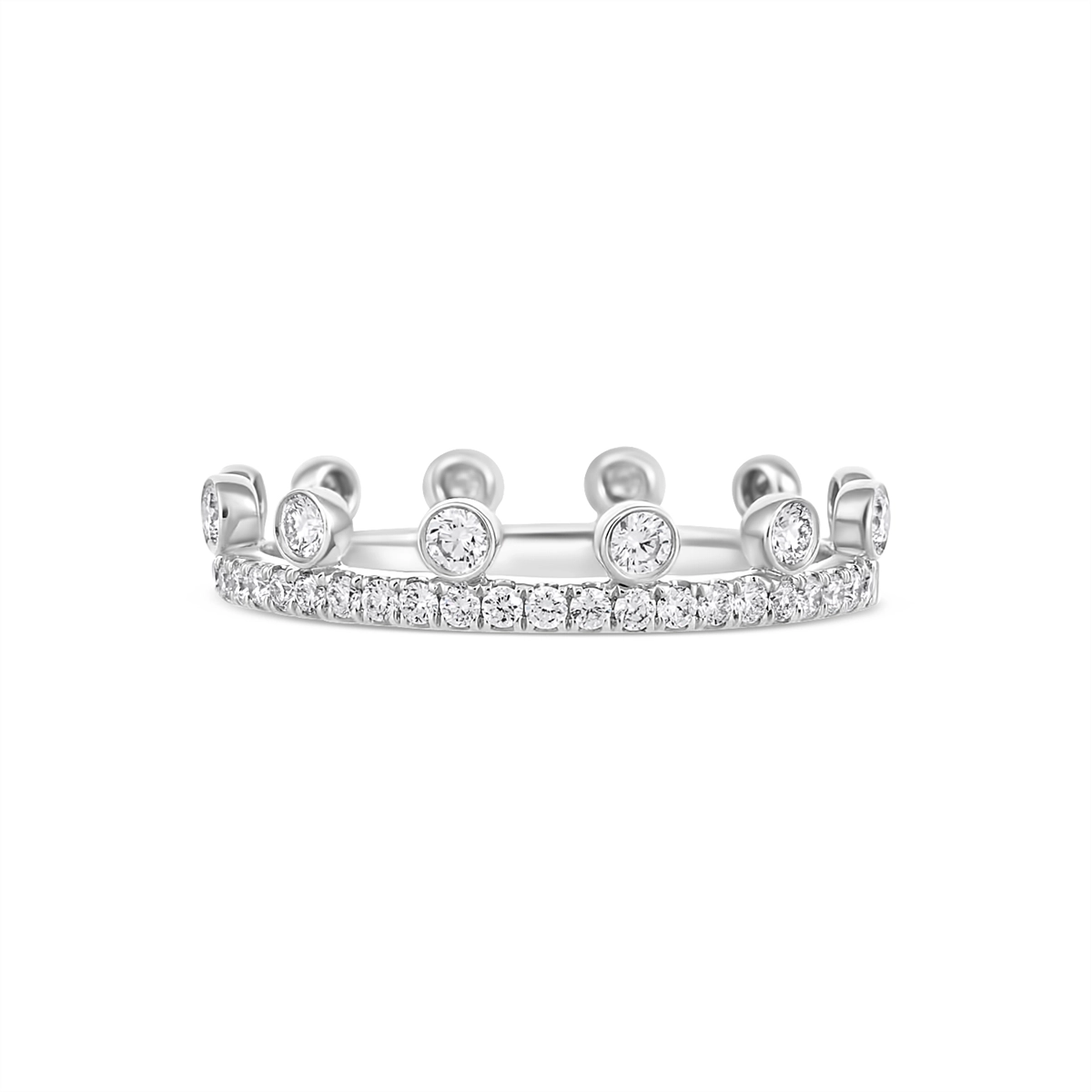 Wedding Bands Rings in White Gold containing Diamond 465560