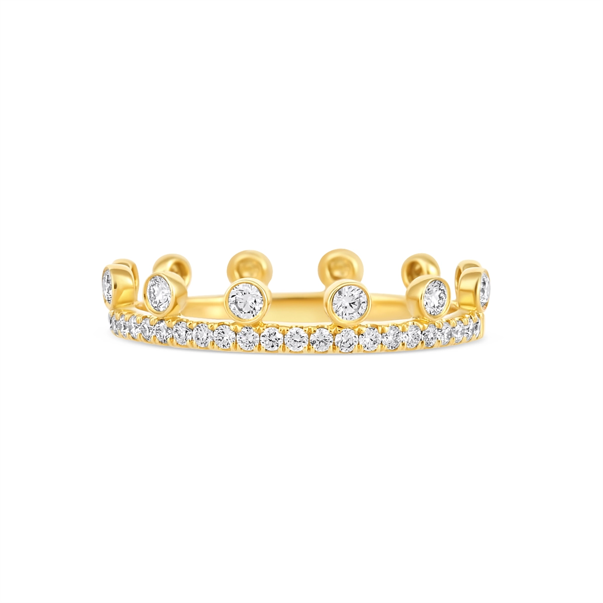 Wedding Bands Rings in Yellow Gold containing Diamond 465561