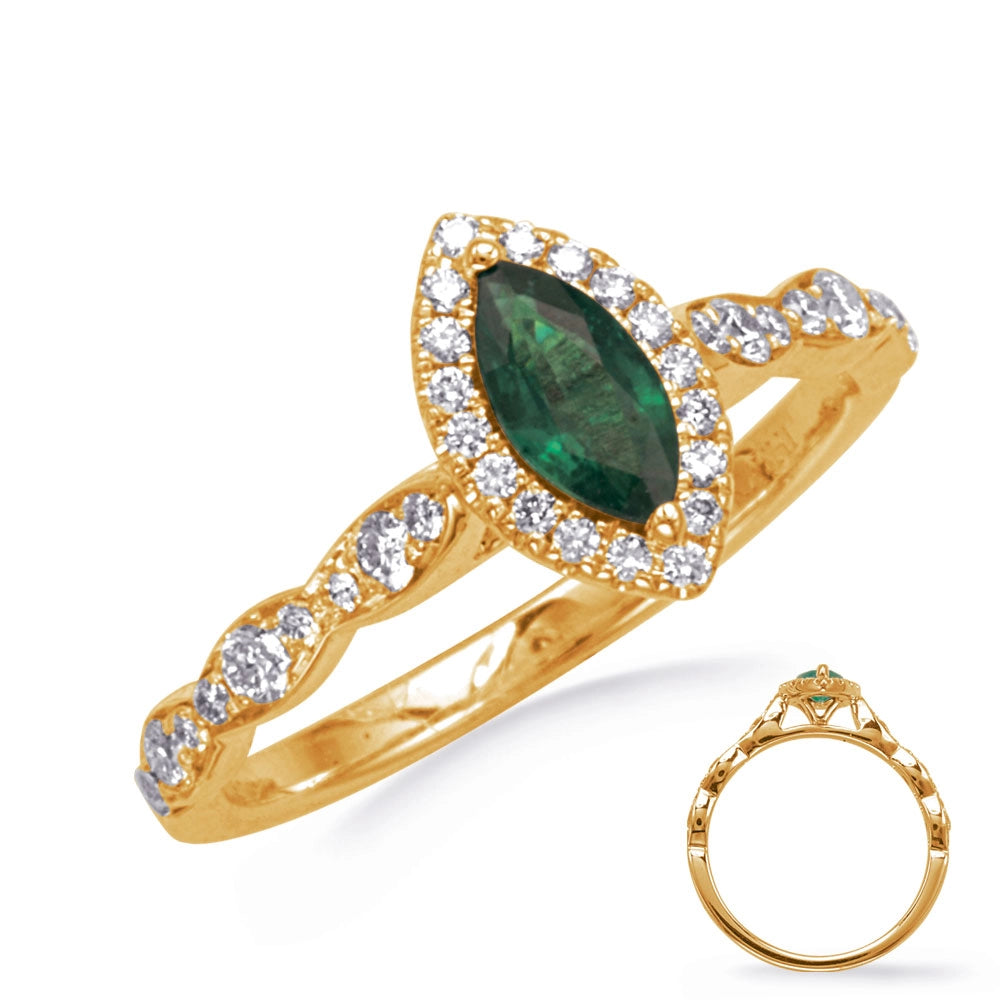Rings Rings in Yellow Gold containing Multi-gemstone, Diamond, Emerald 465589