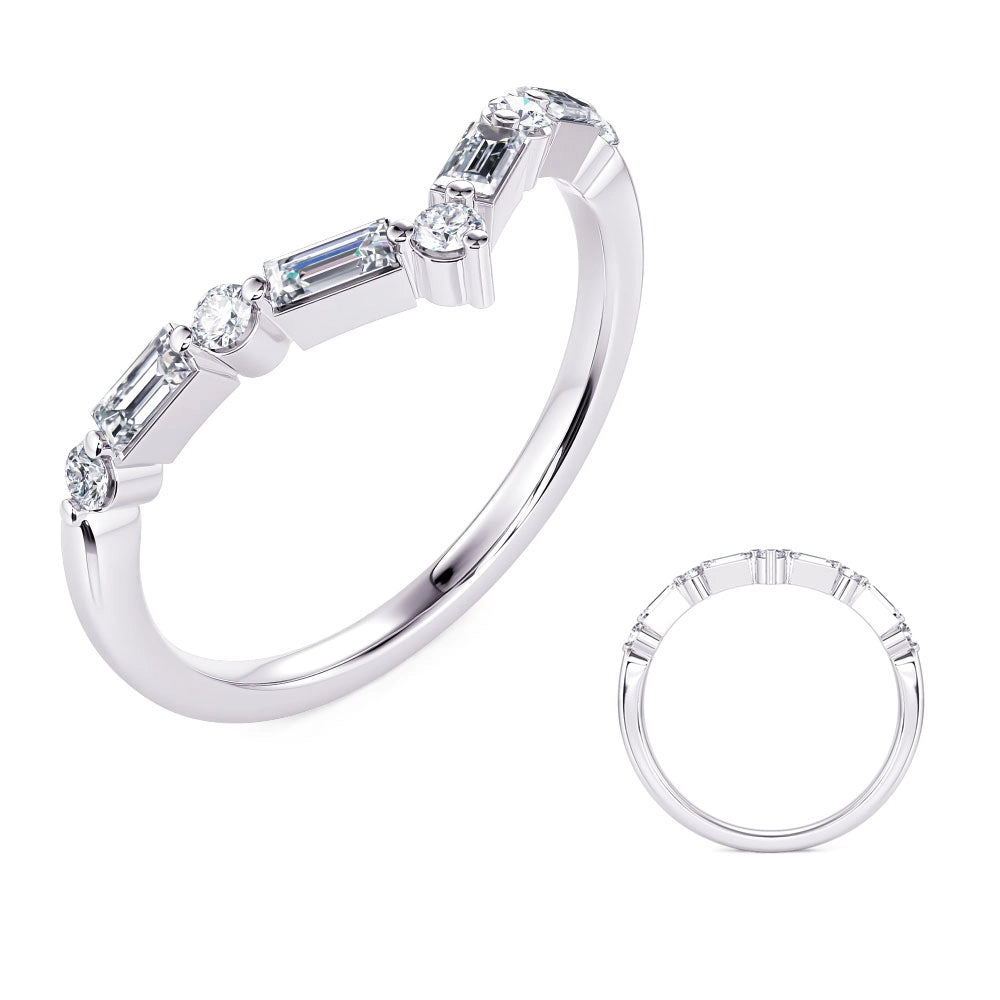 Wedding Bands Wedding Rings in White Gold containing Diamond 465592