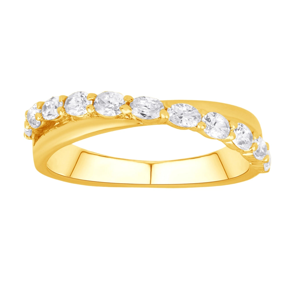 Wedding Bands Wedding Rings in Yellow Gold containing Diamond 465597