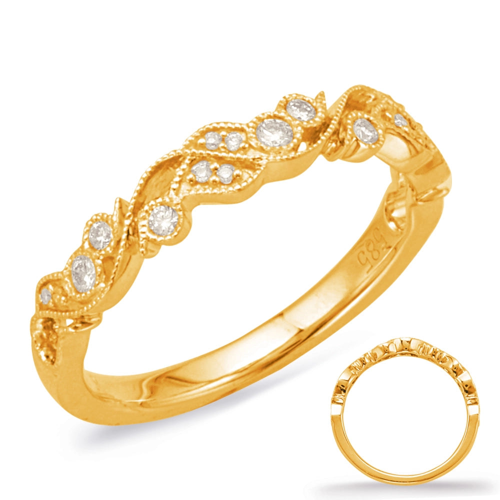 Wedding Bands Wedding Rings in Yellow Gold containing Diamond 465603