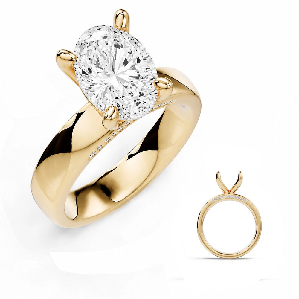 Engagement Collections Engagement Rings in Yellow Gold containing Diamond 465616