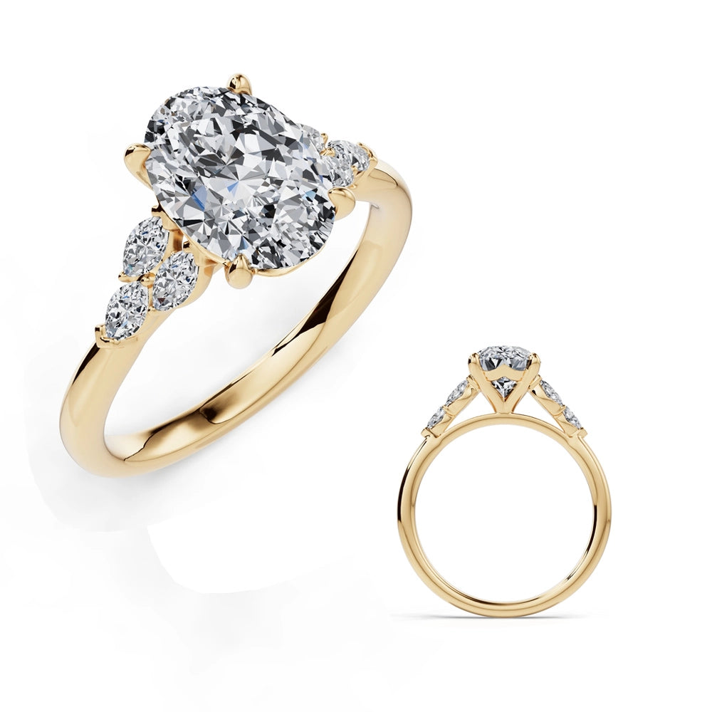 Engagement Collections Engagement Rings in Yellow Gold containing Diamond 465620
