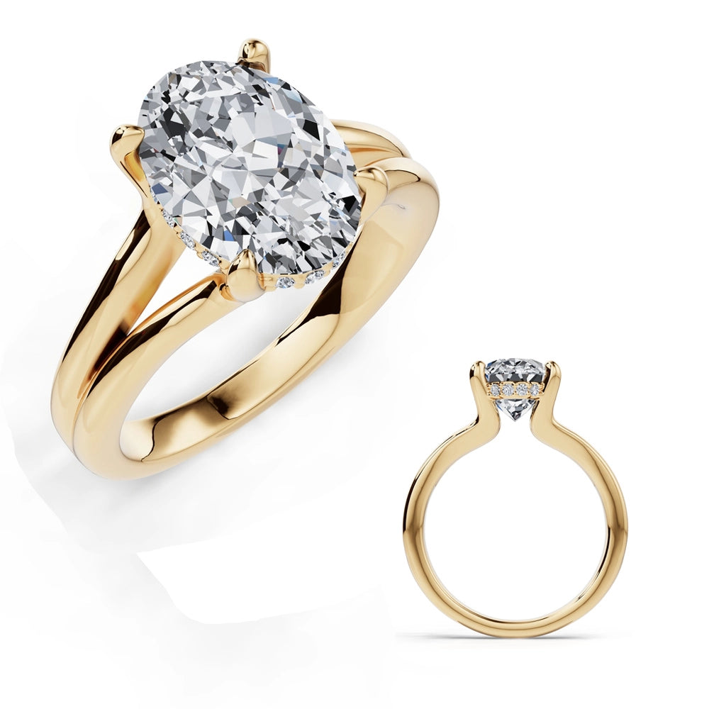 Engagement Collections Engagement Rings in Yellow Gold containing Diamond 465621