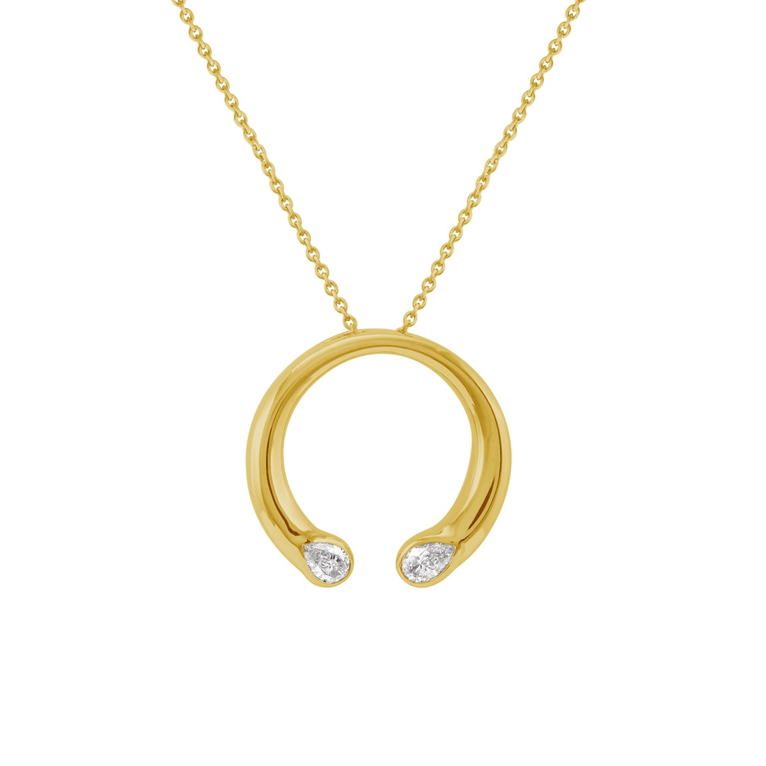 Necklaces Necklaces in Yellow Gold containing Diamond 465622