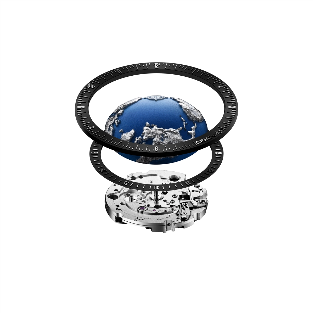 Ciga watch in Alternative Metals U034-TU01-6U