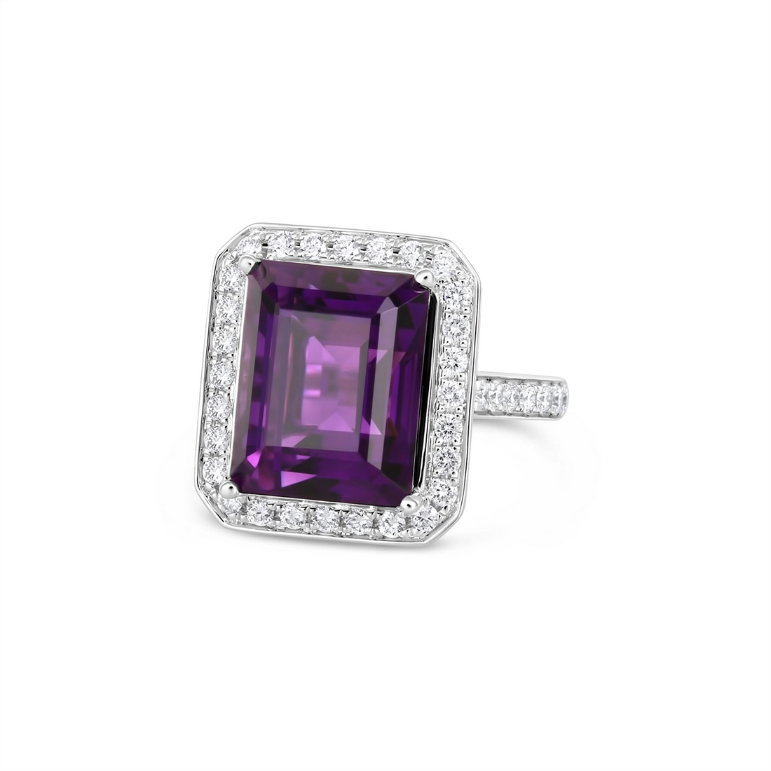 Rings Rings in White Gold containing Amethyst, Multi-gemstone, Diamond 465647