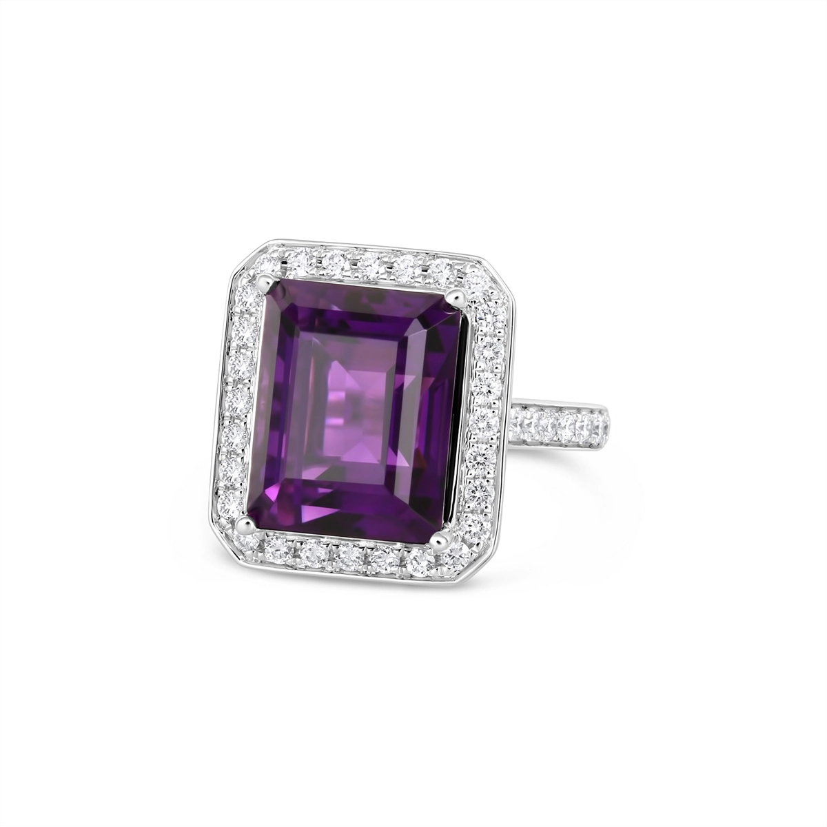 Rings Rings in White Gold containing Amethyst, Multi-gemstone, Diamond 465647