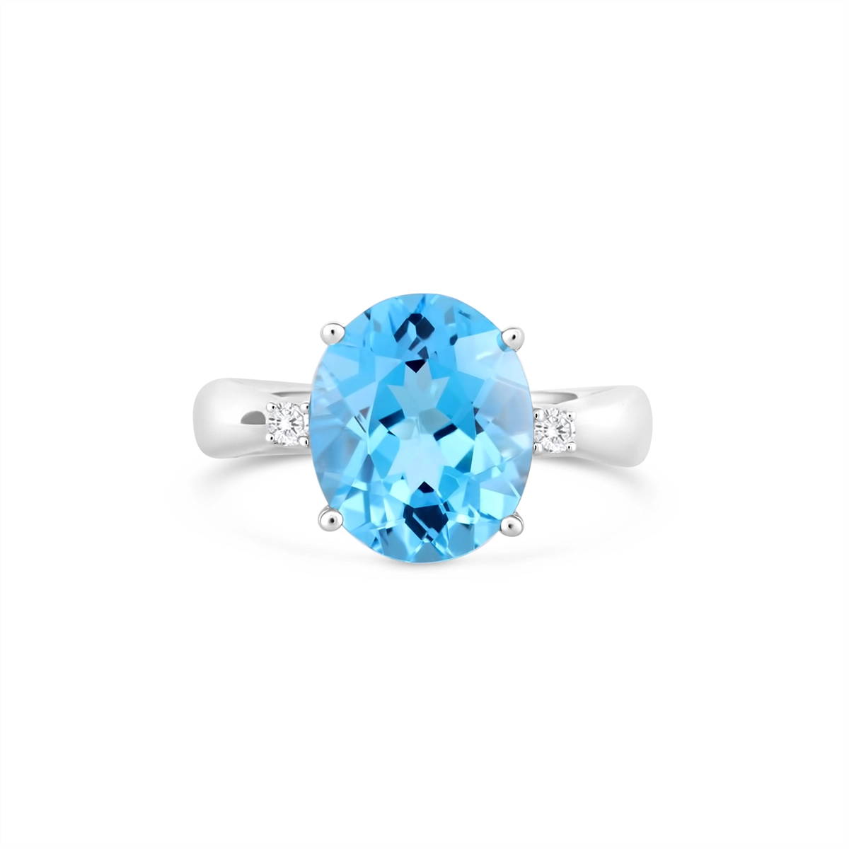 Rings Rings in White Gold containing Blue topaz , Multi-gemstone, Diamond 465649