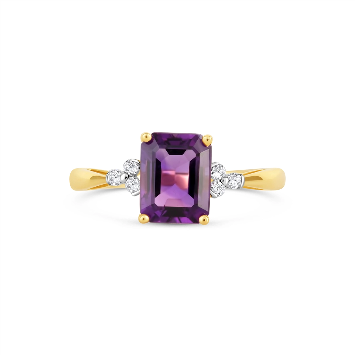 Rings Rings in Yellow Gold containing Amethyst, Multi-gemstone, Diamond 465651