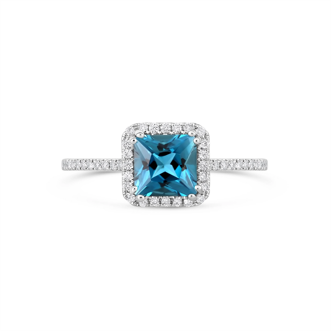 Rings Rings in White Gold containing London blue topaz, Multi-gemstone, Diamond 465653