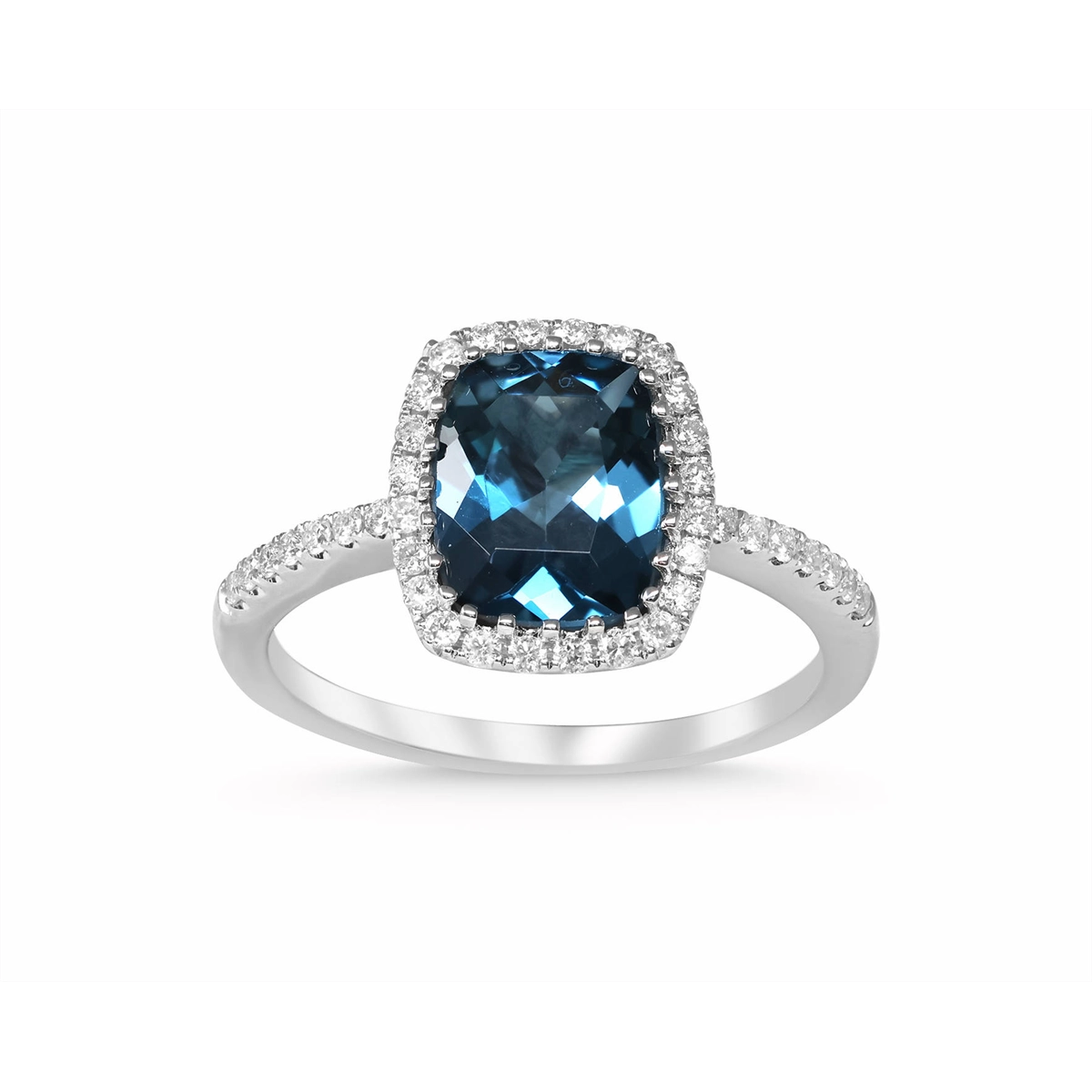 Rings Rings in White Gold containing London blue topaz, Multi-gemstone, Diamond 465658
