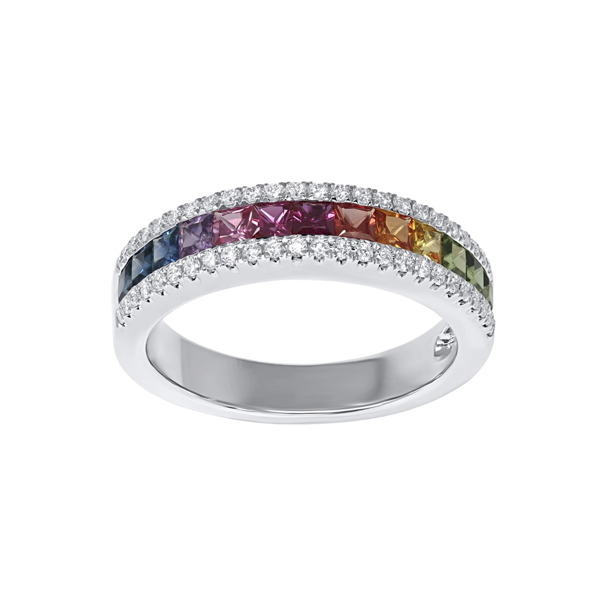 Rings Rings in White Gold containing Other, Multi-gemstone, Diamond, Sapphire 465659