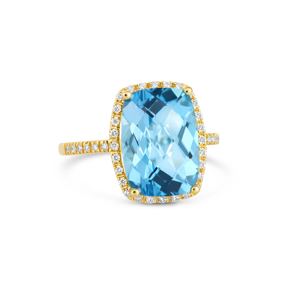 Rings Rings in Yellow Gold containing Blue topaz , Multi-gemstone, Diamond 465660