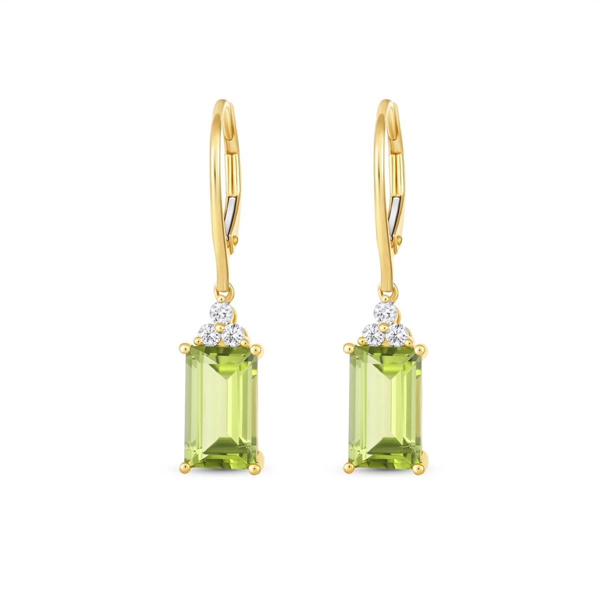 Earrings Earrings in Yellow Gold containing Peridot, Multi-gemstone, Diamond 465672