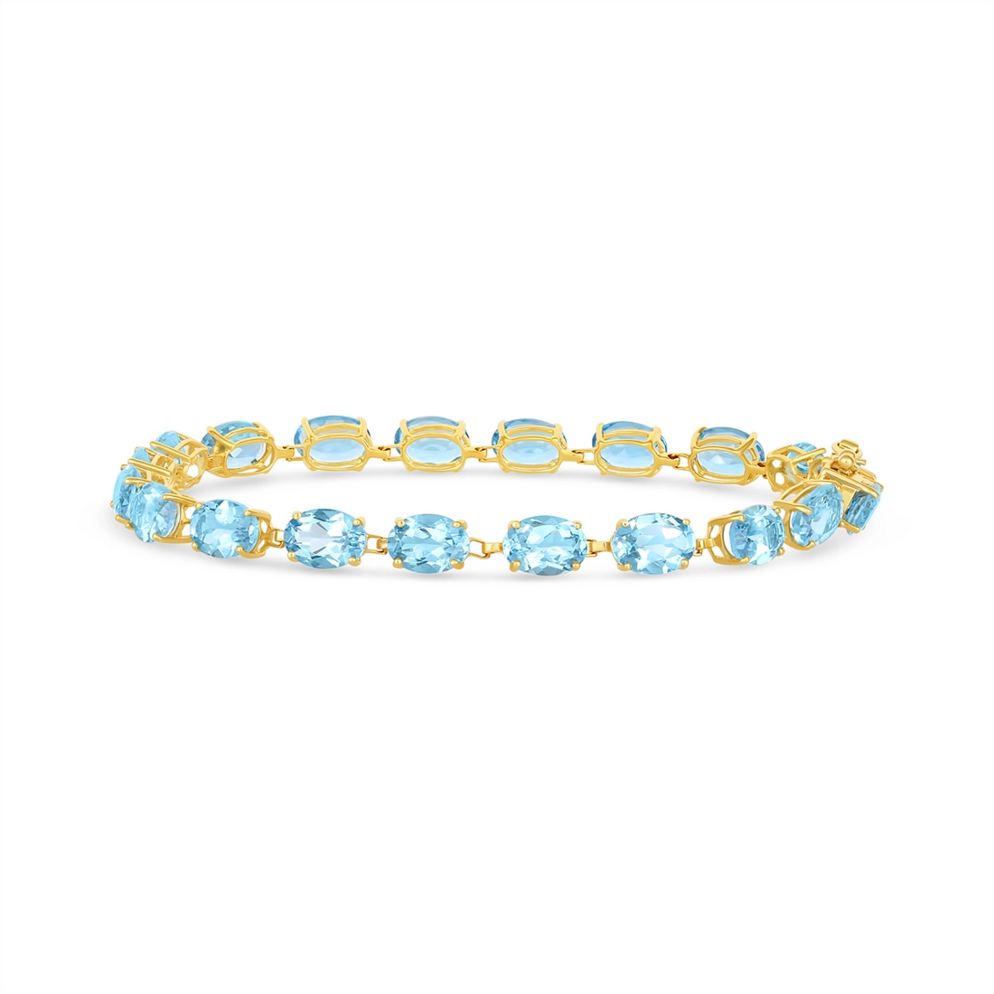 Bracelets Bracelets in Yellow Gold containing Blue topaz  465691