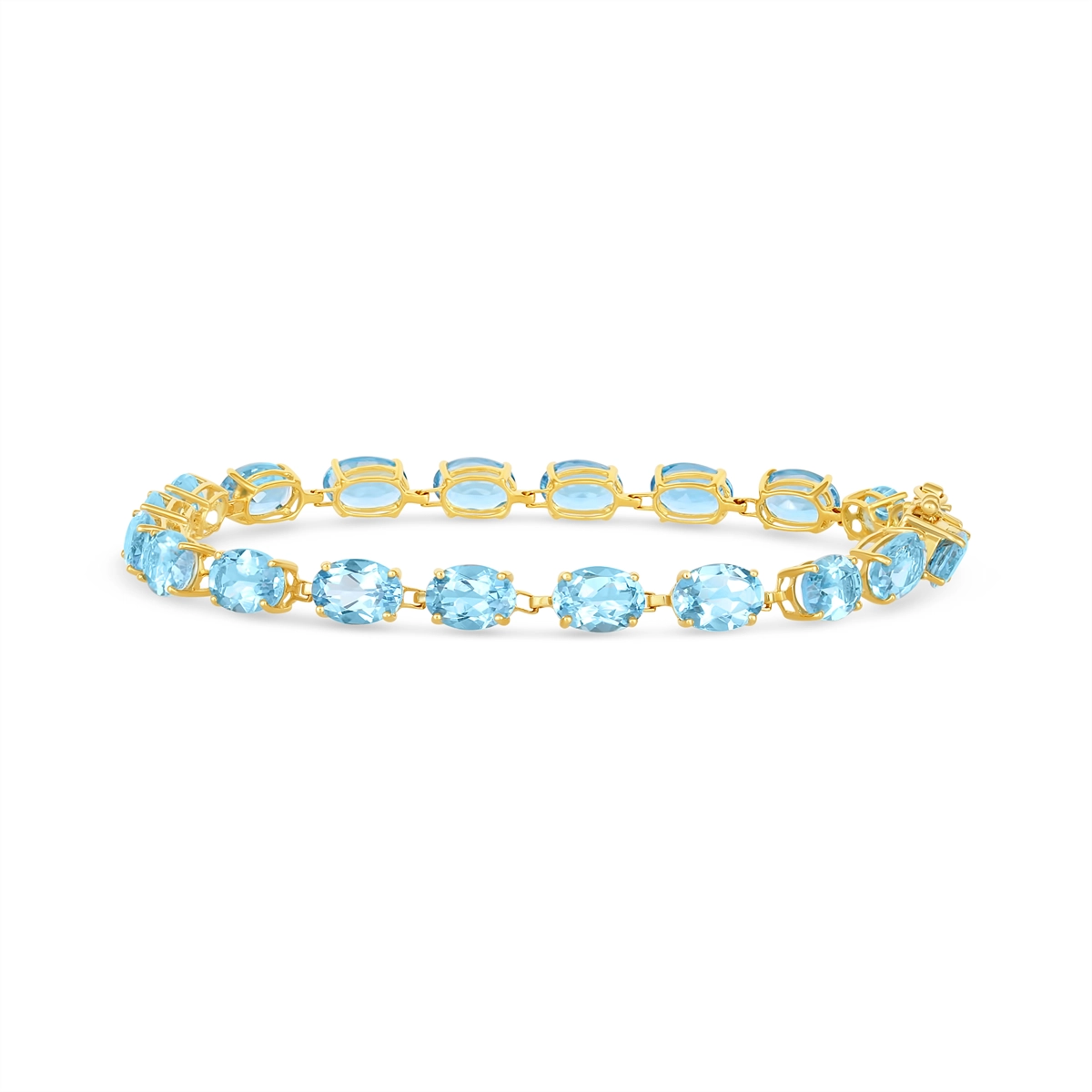 Bracelets Bracelets in Yellow Gold containing Blue topaz  465691